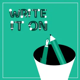 Online Editable Write It On Podcast Artwork