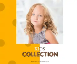 Online Editable Baby Girl Dresses Collection Facebook Post