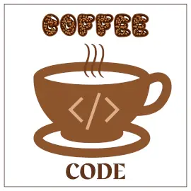 Online Editable Coffee Code Podcast Artwork