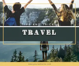 Online Editable Travel Guide Facebook Post