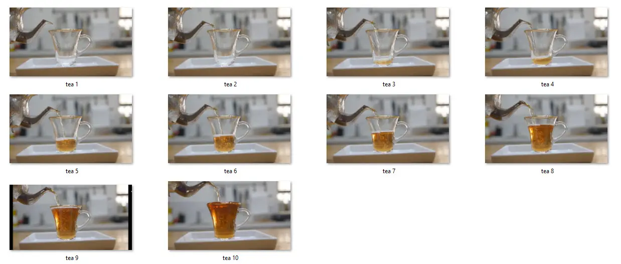 Sequence of images